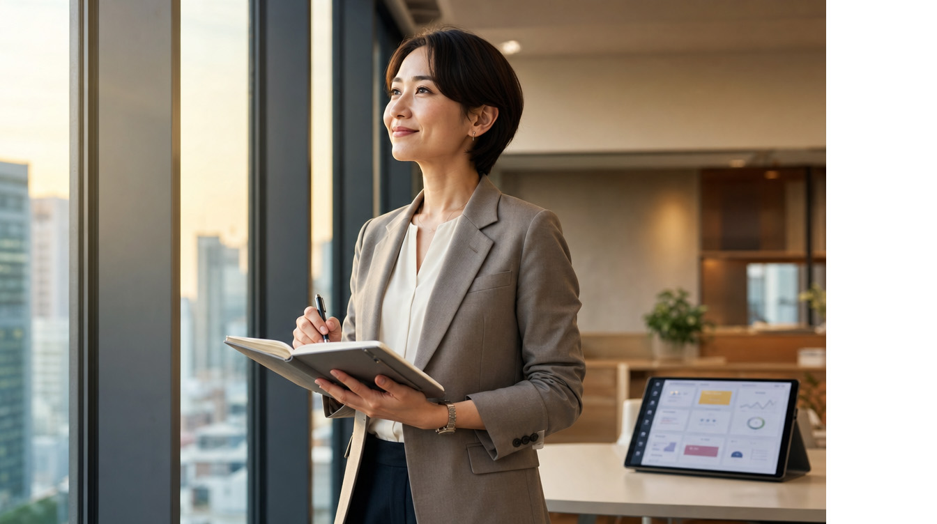 小紅書の企業アカウント運用の方針をまとめる日本企業の担当者