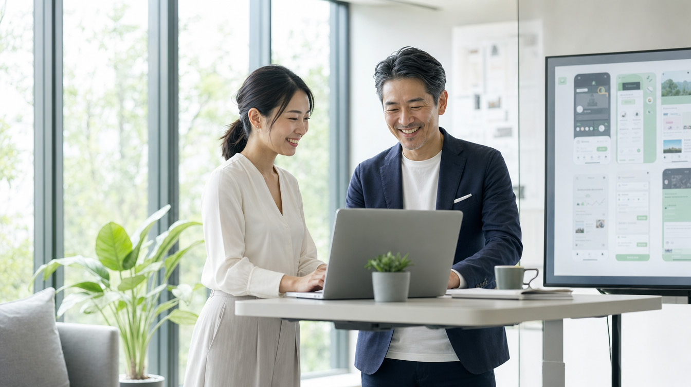 小紅書インフルエンサーマーケティングの成功のコツを共有するチームの様子